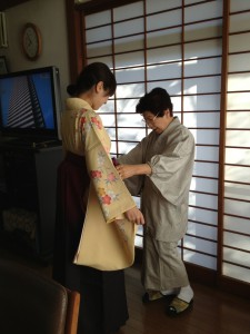 手際よくアッという間に変身