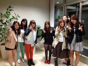 全員は逃してしまいましたが、帰りの玄関でのショット