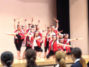 先輩方の演技発表