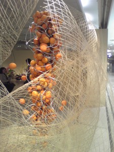 我が家のみかんが華展に