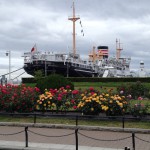 スタート地点の氷川丸