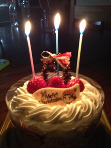 クリスマスがお誕生日：我が家のご主人さま