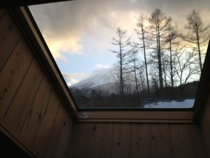 ピクチャーウインドウからの富士