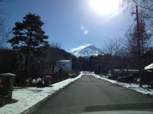 成人の日の富士山