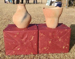 珍しいメダル：縄文土器（レプリカ）＠カーフマン九州ステージ